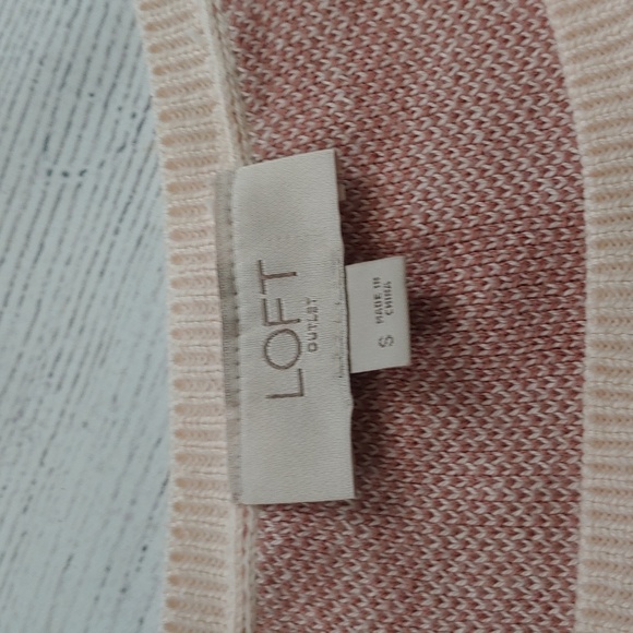 LOFT OUTLET WINDOWPANE SWEATER - Picture 4 of 7